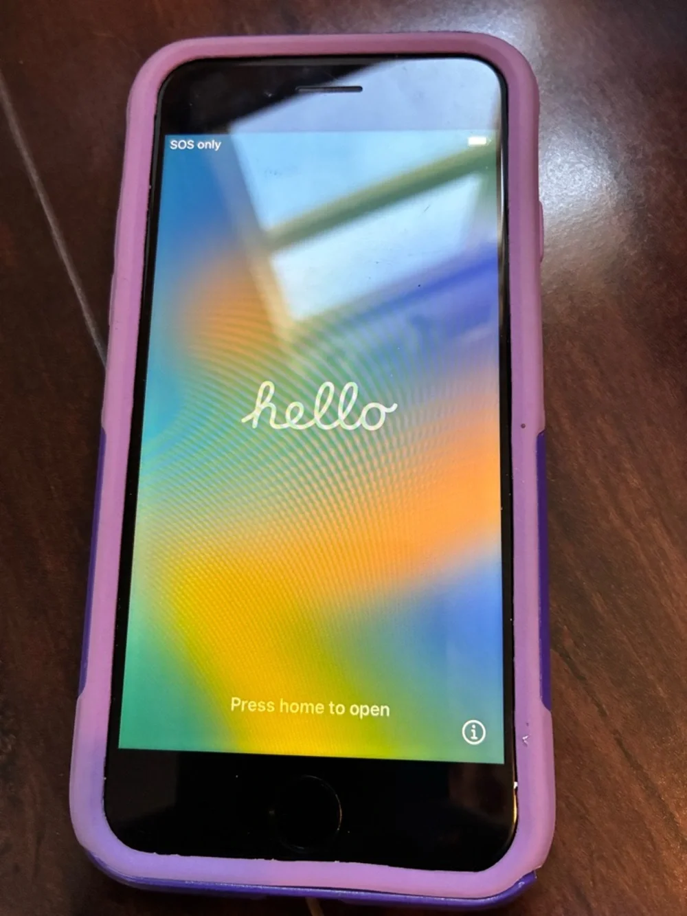 iPhone 8. 64 GB with Otterbox case and charger